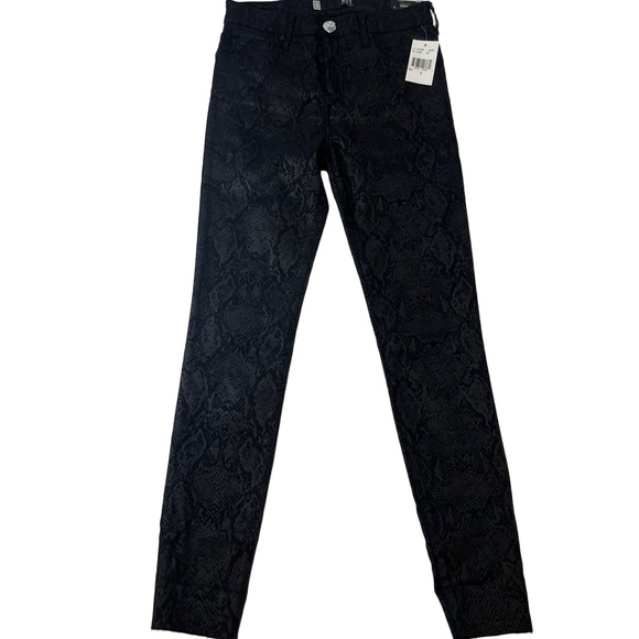 Pants - NWT Kut Black Snake Print High Rise 5 Pocket Connie Skinny Pants‎ Size 4
